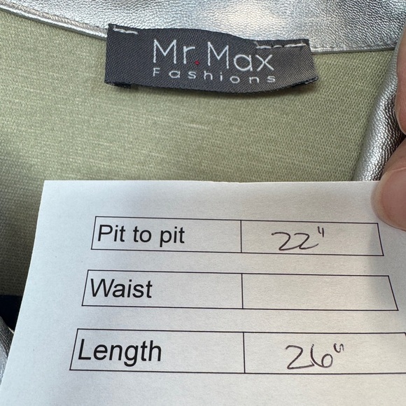 Mr. Max Perfecto Moto Jacket Silver - Picture 11 of 11